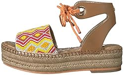 Sam Edelman Women's Neera Sandal, Saddle/Orange