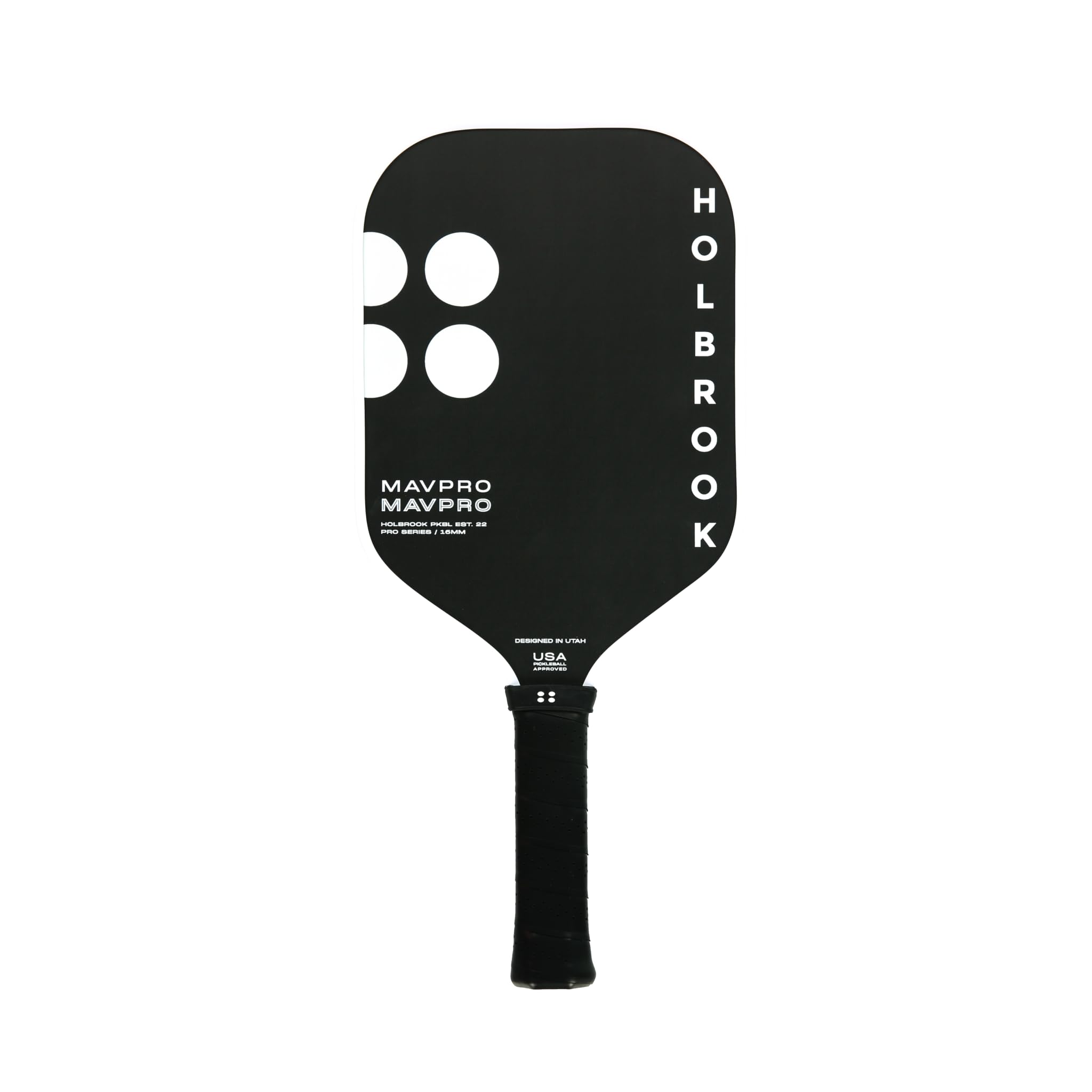Photo 1 of ***STOCK IMAGE FOR REFERENCE***
** handle is white and pink **
Holbrook Mav Pro 2.0 Pickleball Paddle: T700 3K Carbon Fiber Surface, Power, Control, Spin, Polypropylene Honeycomb Core, USAPA Approved - 16 mm