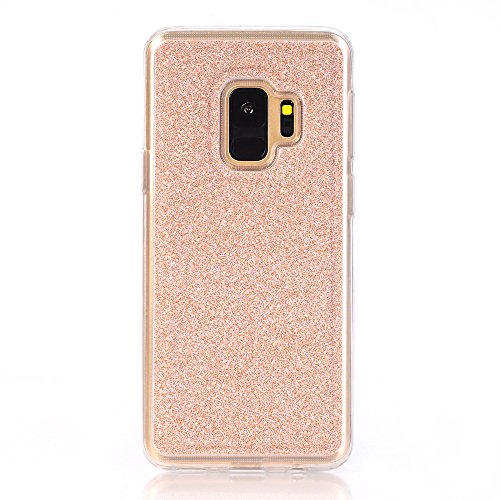 image for Samsung Galaxy S9 Case, DMaos Bling Glitter Women PU Leather Wallet Cr