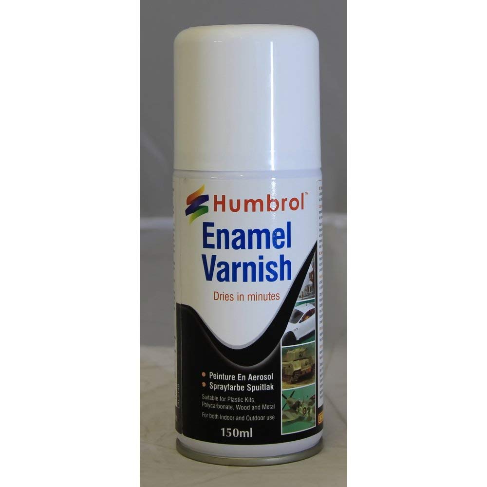 Humbrol AD6999 Enamel Varnish Spray Paint Satin 150ml