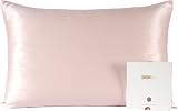 ZIMASILK 100% Mulberry Silk Pillowcase 19 Momme 6A Pink 50x75 cm