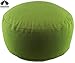 Waterglider International Zafu Organic Cotton Meditation Pillow: Rondo Style with Liner- 6 Colors (Green Grass, Standard 12 inch)