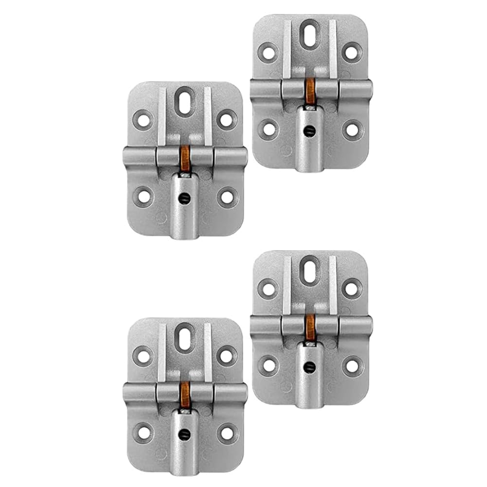 Comphic Adjustable 180 Degree Hinge, Locking Hinge Folding Hinge, Adjustable Door Hinge, Leaf Table Hinge, 4PCS Easy Install Easy to Use