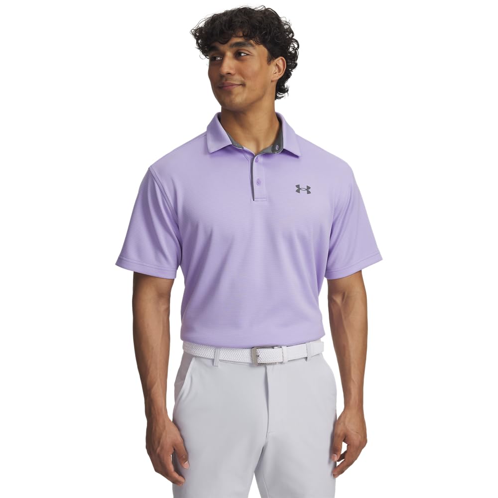 Under Armour Men's Tech Golf Polo, (538) Transparent / / Pitch Gray, XX-Large Image