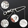Sougayilang-Fishing-Ball-Bearing-Swivel-Snap-Saltwater-Fishing-Swivels-with-Coastlock-Snap-Connector-Fishing-Tackle