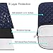 MOSISO Laptop Sleeve Compatible with 13-13.3 inch MacBook Pro, MacBook Air, Notebook Computer, Diamond Foam Neoprene Bag with Small Case, Navy Blue