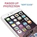 CasesByLorraine Compatible with iPhone SE 2020 / iPhone 8 iPhone 7 Case, White Outline Pattern Clear Transparent Flexible TPU Soft Gel Protective Cover for iPhone SE (2020), iPhone 7, iPhone 8 4.7