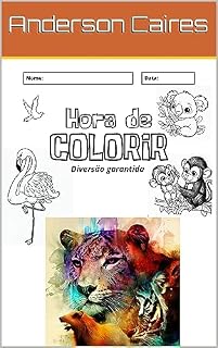 Livro Hora de colorir infantil preto e branco