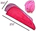 Bath Blossom Microfiber Hair Towel Wrap - Fast Drying Head Wraps Turban Shower Cap Style (2 Pack) for Women and Children