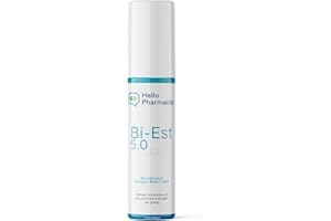 HelloPharmacist Bioidentical Bi-EST 5.0 Estrogen Cream for Women - 5 mg Per Pump - Preserved with Essential Oils and Herbs - Additional Moisturizers for Skin Nourishment (3 oz/85g)
