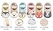 Dicry 6 Pairs Baby Girl Non Skid Slip Mary Jane Socks No Show Ankle 24-36 Months Infant Toddler