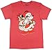 Christmas Disney Mickey Mouse Santa Red Graphic T-Shirt