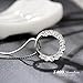 T400 White Link Tennis Bracelet Pendant Necklace Jewelry Set with AAA Cubic Zirconia Wedding Gift for Brides Bridesmaid Women