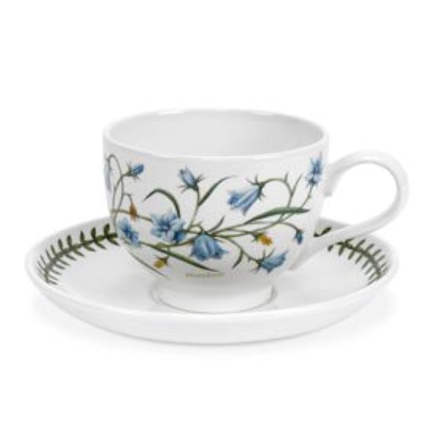 Portmeirion Botanic Garden Teacup and Saucer New Motifs (Set of 6)