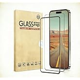 7 code Wipeable 3 Pack Tempered Glass Screen Protector for iPhone 16 Pro Max