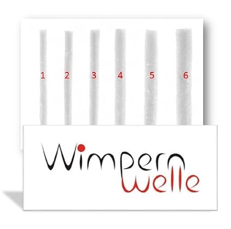Wimpernrollen Wimpernröllchen für Wimpernwelle. 16 Stk, 6 Größen wählbar, Klein