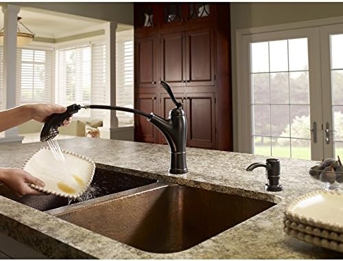 Pfister Glenfield Tuscan Bronze 1 Handle Pull Out Kitchen Faucet