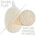 BERGMAN KELLY Exfoliating Loofah Sponge Pads with Hook, 2 Pack