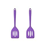 HOIRIX 2Pack Small Silicone Turner High Heat