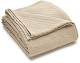 King Charles Matelasse Queen Bedspread, Birch