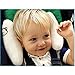 Inchant Adjustable Baby Soft Head Neck Support - Children Travel Car Seat Safety Pillow Cushion, Banana Pillow Stroller Head Support for Toddlers Infants Child - White
