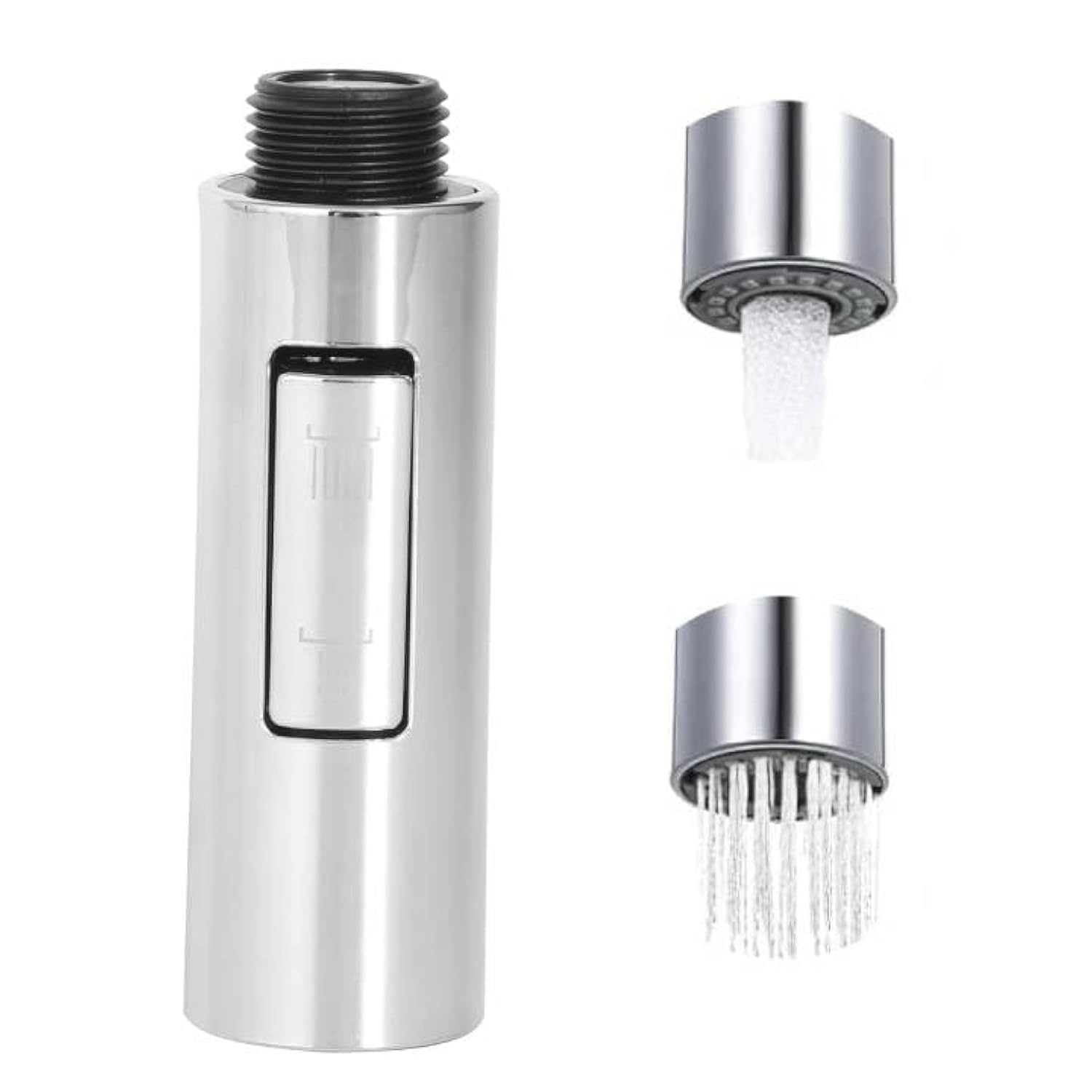 Fictory Pull Out Faucet Sprayer, Kitchen Bathroom Replacement Part, ABS Material, Galvanized Finish