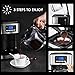 AICOK Coffee Maker, 12 Cups Programmable Drip Coffee Maker with Coffee Pot, Coffee Machine with Timer, Anti-Drip Design, Permanent Filter Coffee Maker, 1.8 Liter Glass Carafe, 900W