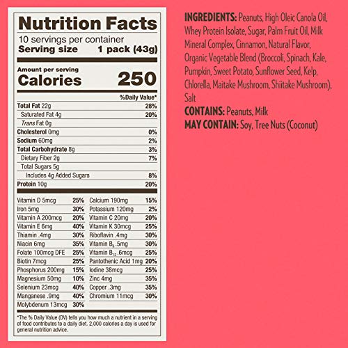 MeWe Adult Nutrition | Healthy Peanut Butter Snacks, Snickerdoodle | Meal Supplement Food (10-count) - Image 5