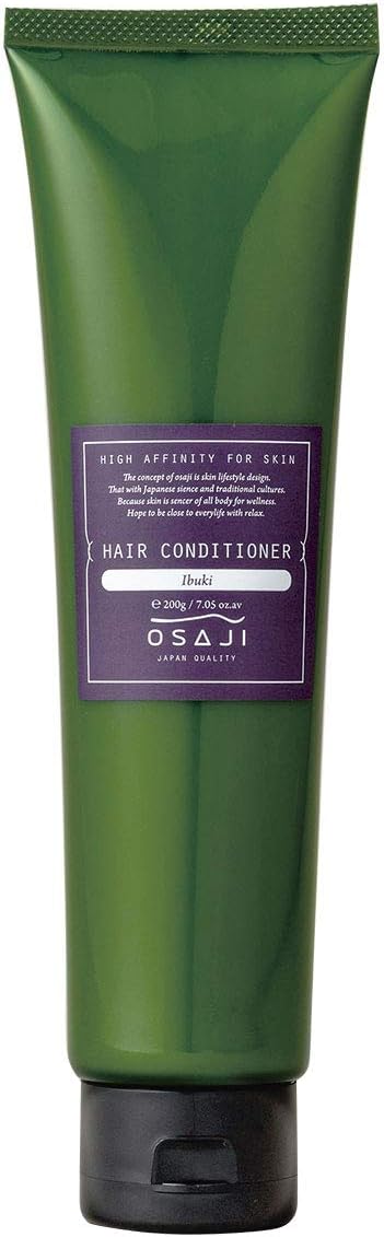 【ダメージケア/椿油とホホバ油配合】オサジ ヘアコンディショナー 「乾燥や紫外線による ダメージケア 広がりを抑える」200g (SOU)