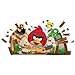 RoomMates RMK1992GM Angry Birds Peel and Stick Giant Wall Decals