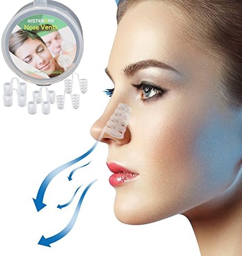 Best Snore Stopper - Sleep Apnea Devices Nose Vents for Smooth Breathing (Set of 6)