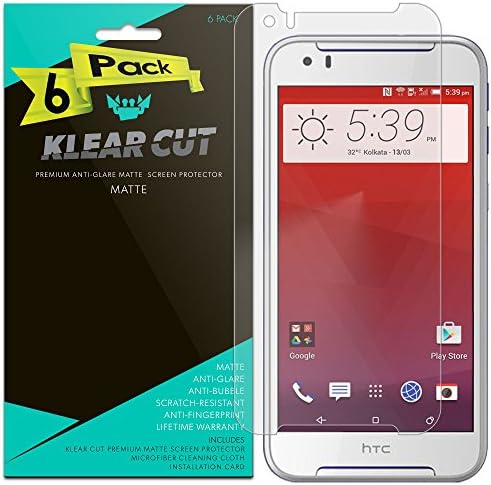 HTC Desire 830 Screen Protector [6-Pack], Klear Cut High Definition Matte Screen Protector for HTC Desire 830 PET Film Anti-Glare and Anti-Bubble Shield