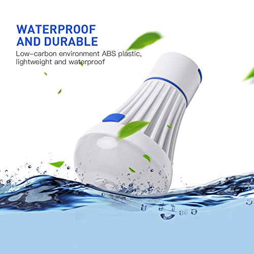 image for PACEARTH Camping Tent Light Bulb Lantern Flashlight 6LED 3W 4 Modes Ca