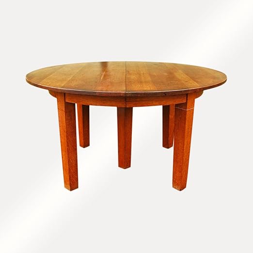 Amazon Com Antique Gustav Stickley 54 Dining Table With Leaves W906 Tables