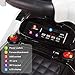 Costzon Ride On Push Car, 3 in 1 Licensed Pagani 6V Electric Battery Powered Toddler Play Toy Car w/ Handle Lights, Music, MP3, Aux Plug in, Push Round Buggy (White)