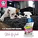 OdoBan Pet Solutions Oxy Stain Remover, 32 Ounce Spray, Neutral pH Floor Cleaner Concentrate, 1 Gallon, and 120 Dog Waste Pickup Bags