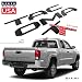 BDTrims Tailgate Raised Letters Compatible with 2016-2020 Tacoma Models (Black) primary