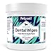Petpost | Dental Wipes for Dogs - Bad Breath and Tooth Buildup Remover - Presoaked Pads in Natural Tooth Cleaning Solution 100 ct.