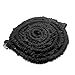 Genned Expandable Garden Hose, 75ft Strongest Expanding Garden Hose on the Market with Triple Layer Latex Core & Latest Improved Extra Strength Fabric Protection for All Your Watering Needs(Black)