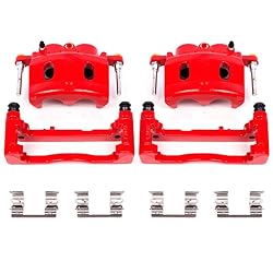 Power Stop Front S4918A Pair of High-Temp Red