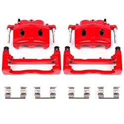 Power Stop Front S4918A Pair of High-Temp Red