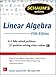 Schaum's Outline of Linear Algebra (Schaum's Outlines)