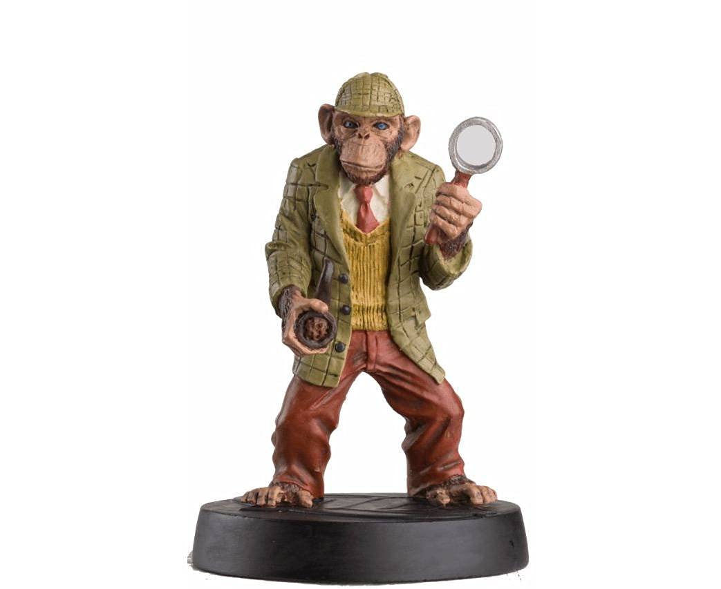DC Comics Detective Chimp Figure 1:21 Scale Hand Painted Eaglemoss Collector Boxed Model Figurine #69