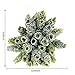Supla 2 Bushes 7 inch Artificial Hops Artificial Shrubs Artificial Succulent Faux Succulents Faux Pinecone Plastic Succulents, 6 Stems Bush