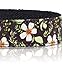 Taglory Unique Designer Soft Dog Collar, Western Collars for Puppy Dogs, Black Flowerthumb 4