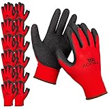 ACKTRA Coated Nylon Safety WORK GLOVES 12