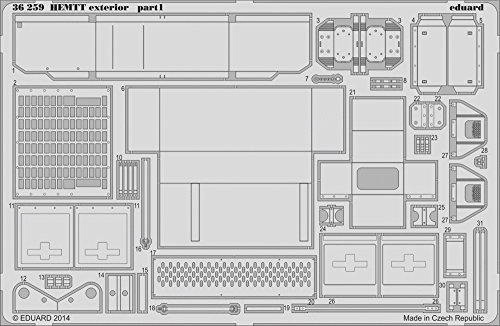 1:35 Eduard Photoetch Italeri Hemtt Exterior