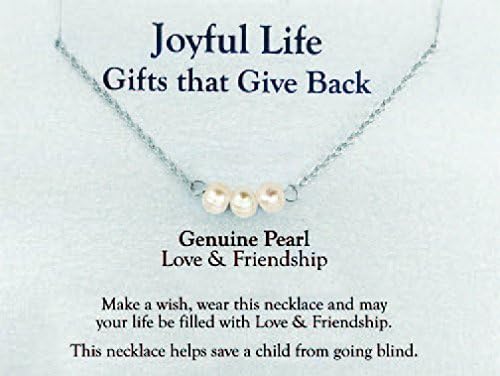 Joyful Life Necklace (Pearl)