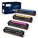 Office World Compatible Toner Cartridge Replacement for HP 201X CF400X for HP Color Laserjet Pro M252dw M252n MFP M277dw MFP M277n M277c6 (1 Black, 1 Cyan, 1 Magenta, 1 Yellow), 4 Pack