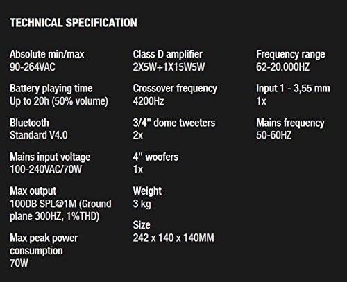 MARSHALL Kilburn Enceintes PC / Stations MP3 RMS 5 W